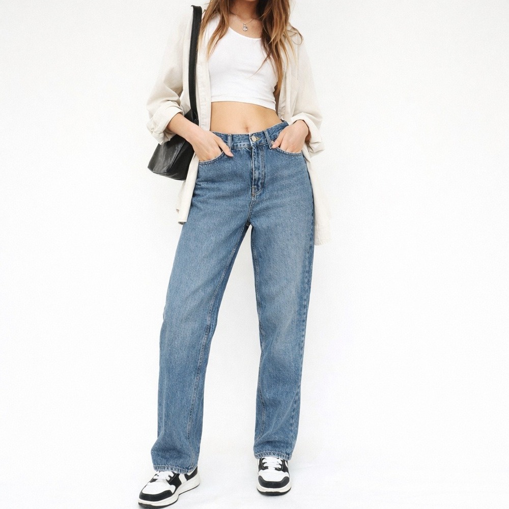 BDG Boyfriend‎ Jeans Women W29 High Rise Straight Leg Blue Denim Streetwear y2k